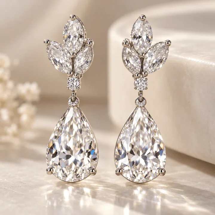Crystal Drop Earrings