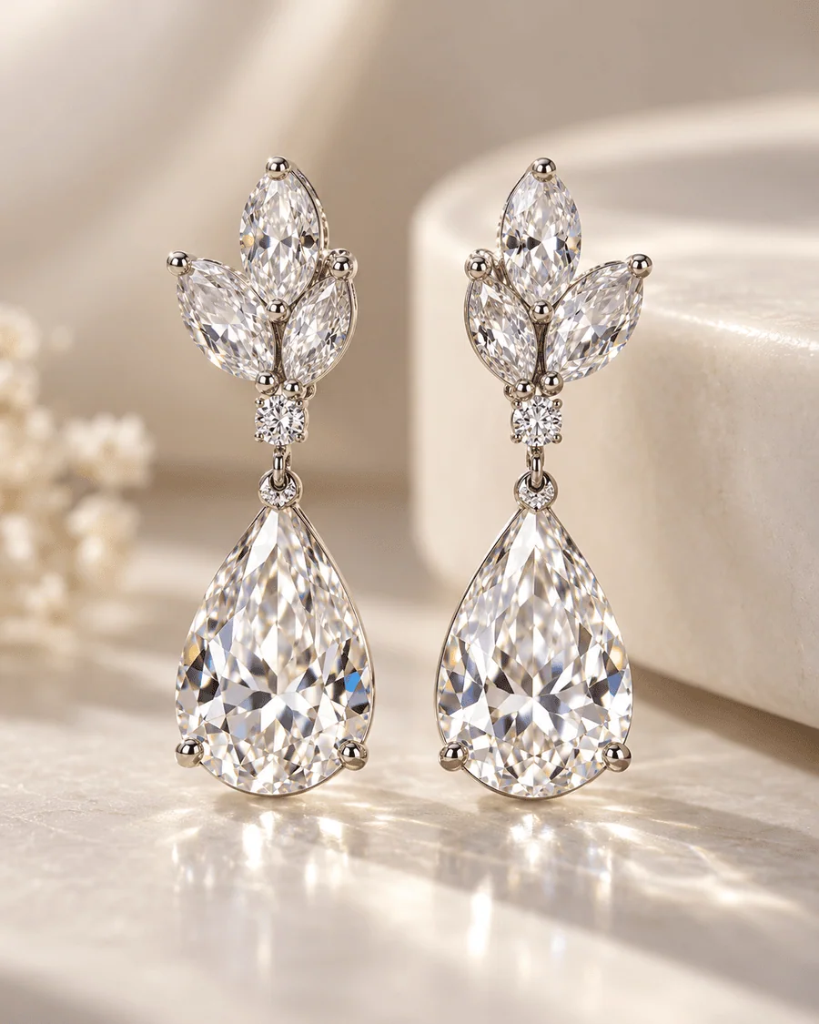 Crystal Drop Earrings