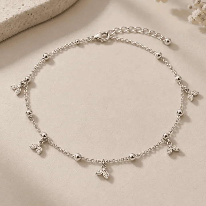 Delicate Silver Anklet