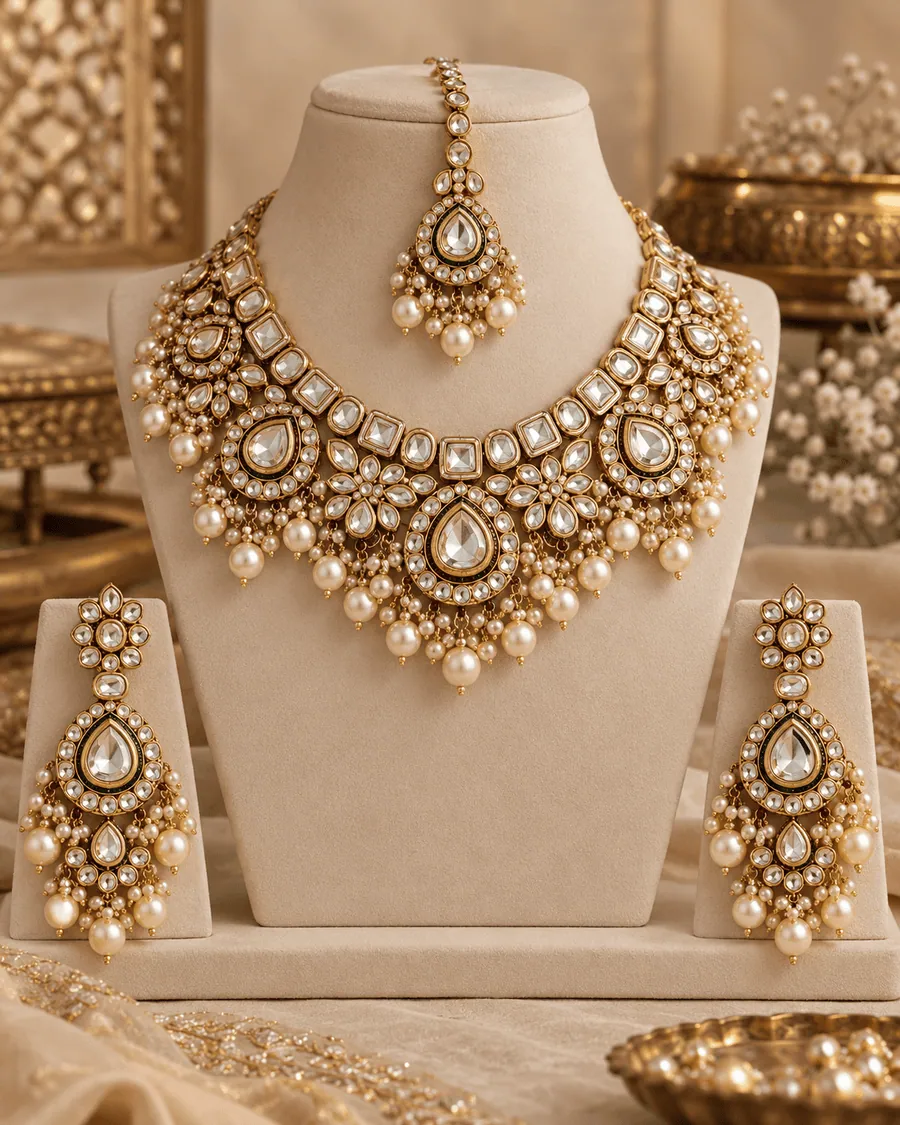 Kundan Bridal Jewellery Set